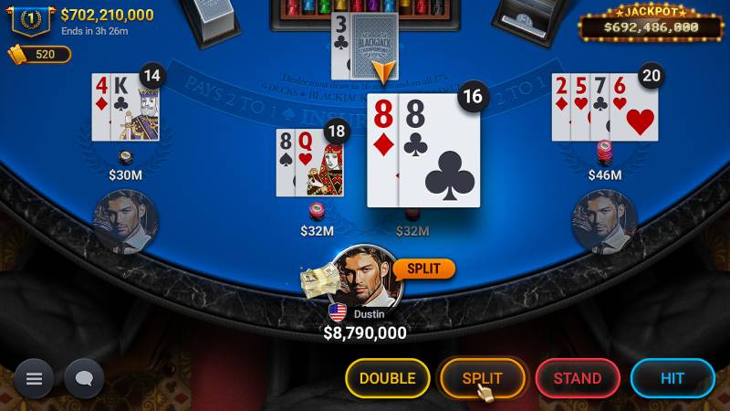 Áp dụng chiến lược chơi Blackjack